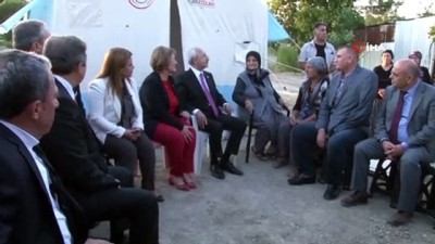 depremzede -  Kılıçdaroğlu, depremzedeleri ziyaret etti Videosu