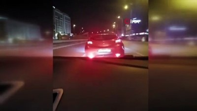 hiz siniri -  İstanbul’da dehşete düşüren “makas” terörü kamerada  Videosu