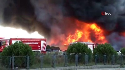  Tuzla’da polyester fabrikasında yangın 