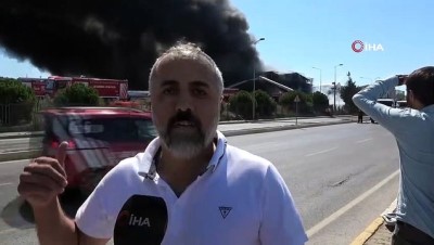  Tuzla'daki yangında vatandaş olay anını anlattı 