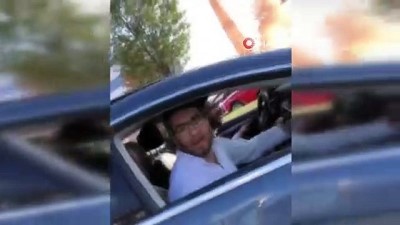 luks otomobil -  İstanbul’da düğün konvoyunda şoke eden görüntüler kamerada  Videosu