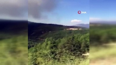 yangin yeri -  Kaş'ta orman yangını Videosu