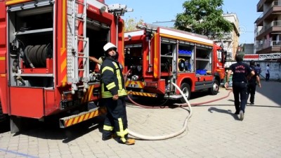 Manisa'da okul yangını