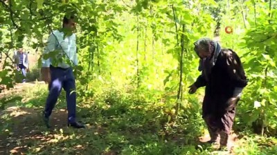  Başkan Dündar'dan 91 yaşındaki Zeynep Teyze'ye bahçesinde anlamlı ziyaret 