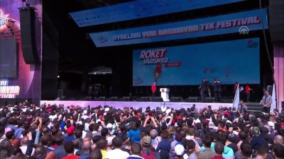 Cumhurbaşkanı Erdoğan TEKNOFEST İstanbul ödül törenine katıldı (2) - İSTANBUL 