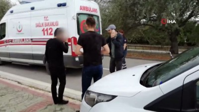 olta -  Denize düşen genci oltayla kurtardılar Videosu