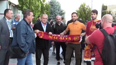 Galatasaray kafilesi Malatya'ya geldi