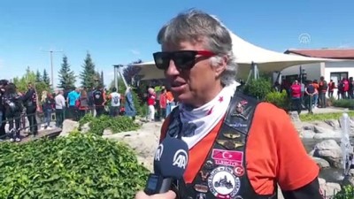 dusunur - Motor tutkunları gazilerle Başkent'i turladı - ANKARA Videosu