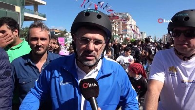  Avrupa Hareketlilik Haftası’nda Sultanbeyli’de yüzlerce kişi bisiklet turuna katıldı