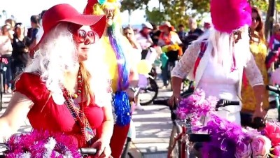 'Süslü Kadınlar Bisiklet Turu' etkinliği - TEKİRDAĞ