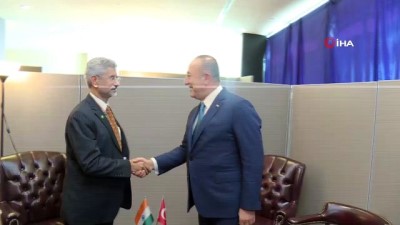  - Bakan Çavuşoğlu, Hindistan Dışişleri Bakanı Jaishankar’la Görüştü