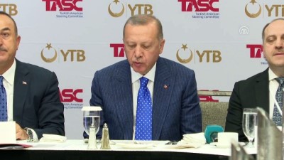 Cumhurbaşkanı Erdoğan, ABD'deki Müslüman toplumu temsilcileri ile buluştu - ANKARA 