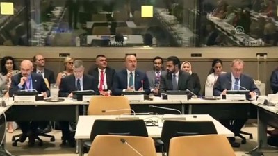Dışişleri Bakanı Çavuşoğlu, BM panelinde konuştu - NEW YORK