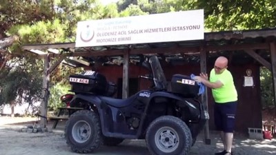 gunes carpmasi - Sahillerin ATV motorlu 112 Acil Servis ekibi hayat kurtarıyor - MUĞLA  Videosu