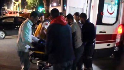  Evine ekmek götürürken otomobilin çarptığı motosiklet sürücüsü yaralandı