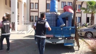 bandrol -  Fethiye'de 2 bin 400 litre sahte şarap ele geçirildi Videosu