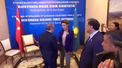 TBMM Başkanı Şentop, Kazakistan Senato Başkanı Nazarbayeva ile görüştü - NUR SULTAN 