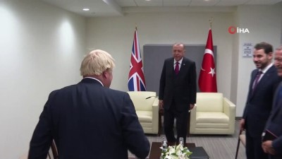  - Cumhurbaşkanı Erdoğan, İngiltere Başbakanı Johnson’la görüştü 