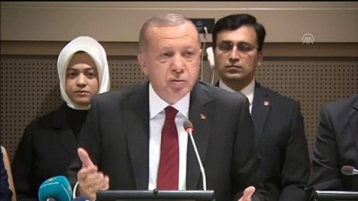 yan etki - Erdoğan: 'Şu anda Azad Keşmir adeta bir açık hava hapishanesine döndürülmüş vaziyettedir' - NEW YORK Videosu