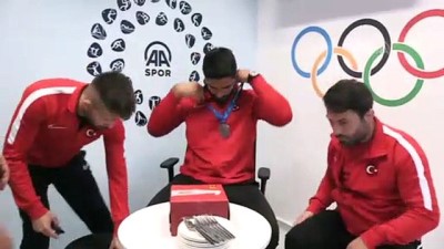 olimpiyat oyunlari - Taha ve Süleyman'dan AA'ya ziyaret - ANKARA Videosu