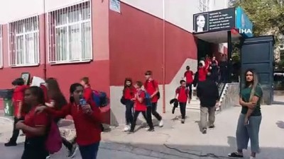  Depremden korkan öğrencileri Martı timleri sakinleştirdi