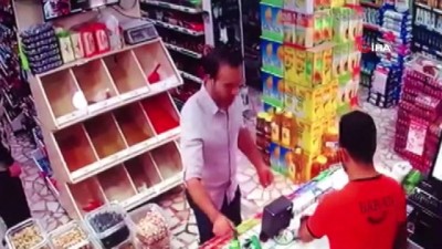 deprem panigi -  Sultangazi’deki bir markette yaşanan deprem paniği kamerada Videosu