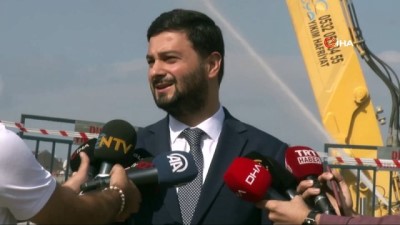 temel atma toreni -  Kağıthane'de riskli bina kontrollü bir şekilde yıkıldı  Videosu