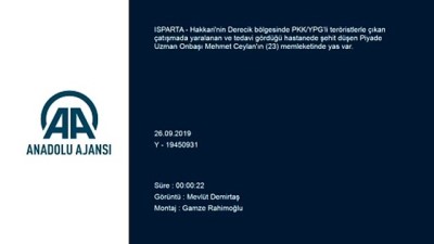 sehadet - Uzman Onbaşı Ceylan'ın memleketinde yas var - ISPARTA  Videosu