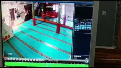 kapakli - Camiden hırsızlık anı güvenlik kamerasında - TEKİRDAĞ  Videosu
