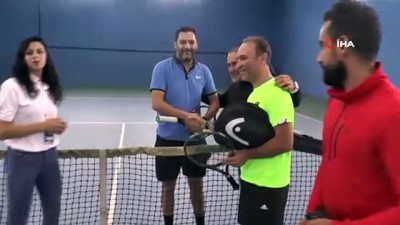 Erzurum’da tenis heyecanı 