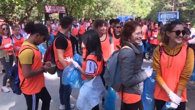 sigara izmariti - ODTÜ'den 'Çöp Topla-Koş' etkinliği - ANKARA Videosu
