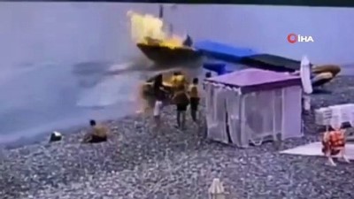 surat teknesi -  - Rusya'da sürat teknesinde patlama  Videosu