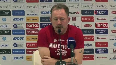 Sergen Yalçın: “Hak eden taraf Antalyaspor’du”