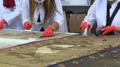 matematik - 19. yüzyıla ait Japon gazete kupürleri onarıma alındı - İSTANBUL  Videosu