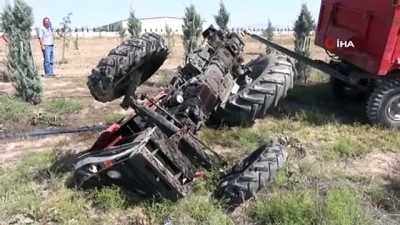  Aksaray’da tır traktöre çarptı: 2 yaralı