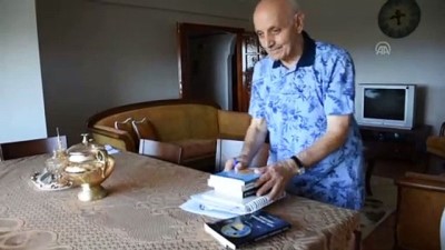 siir kitabi - Emekli öğretmen izlediği filmden etkilenerek 5 kitap yazdı - TRABZON  Videosu