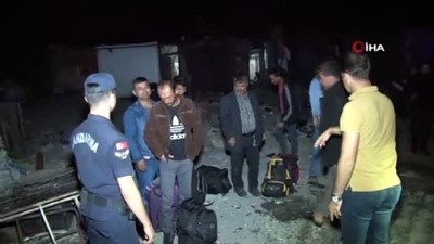  Karabük çöplüğünde 22 kaçak göçmen yakalandı