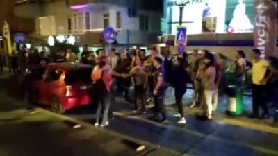 Antalya'da kaza yapan alkollü sürücü ortalığı birbirine böyle kattı 