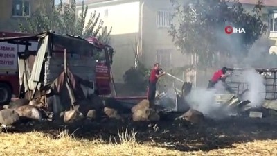 afet konutlari -  Diyarbakır'da korkutan yangın Videosu