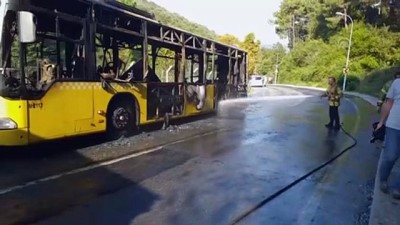 yangin tupu - Beykoz'da İETT otobüsü yandı - İSTANBUL  Videosu