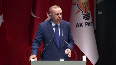 Cumhurbaşkanı Erdoğan: 'Hedefimiz Suriyeli kardeşlerimizden en az 1 milyonunu 450 kilometrelik sınır hattı boyunca oluşturacağımız güvenli bölgede iskan etmektir' - ANKARA 