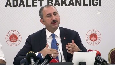 Adalet Bakanı Gül: ''Tutuklulukta azami sürelere ilişkin bir yasal düzenleme çalışıyoruz'' - ANKARA 