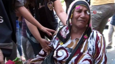 oturma eylemi -  HDP önündeki eylemde çocuğunun yaralandığını duyan anne sinir krizi geçirdi Videosu