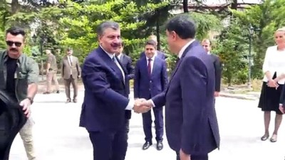 Sağlık Bakanı Koca'dan Ankara Valisi Şahin'e ziyaret - ANKARA 