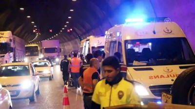 Bolu Dağı Tüneli'nde trafik kazası: 2 yaralı - BOLU 