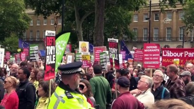 Londra'da Brexit karşıtı gösteri