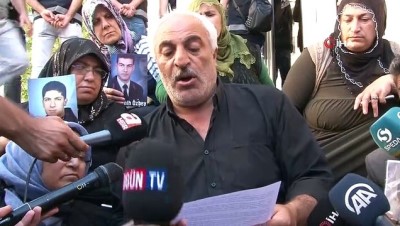 oturma eylemi -  HDP önündeki aileleri tehdit edenlere soruşturma Videosu