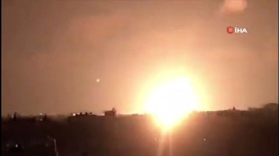  - İsrail Savaş Uçakları Gazze'de 4 Askeri Noktaya Saldırdı 