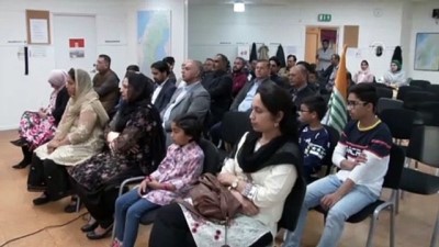 İsveç'te Keşmir'deki Müslümanlara destek - STOCKHOLM 