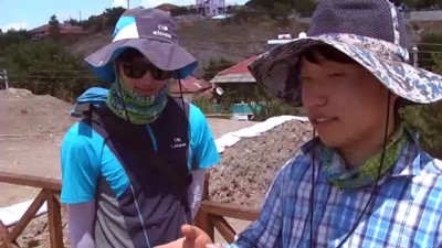 Koreli arkeoloji öğrencileri Çorum'da tecrübe kazanıyor - ÇORUM 